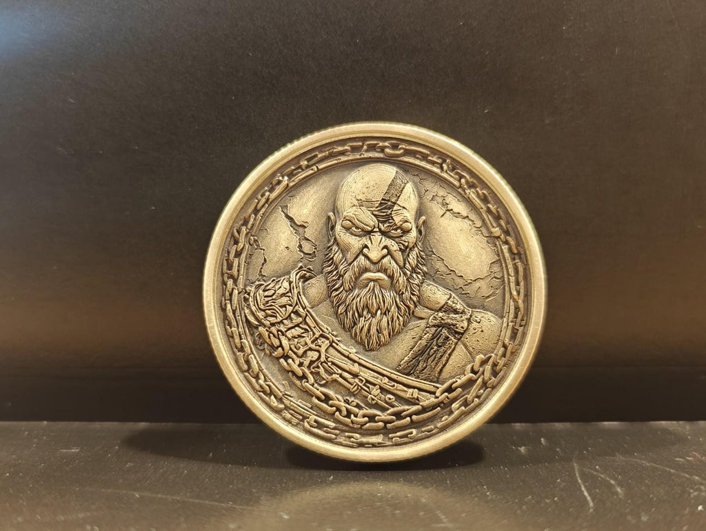 God of War Ragnarök Coin | Kratos vs Thor Bronze Collectible