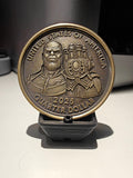 Thanos vs Captain America Custom Tribute Coin – Fantasy 2025 Quarter Dollar – Collectible Metal Coin | Marvel-Inspired Gift
