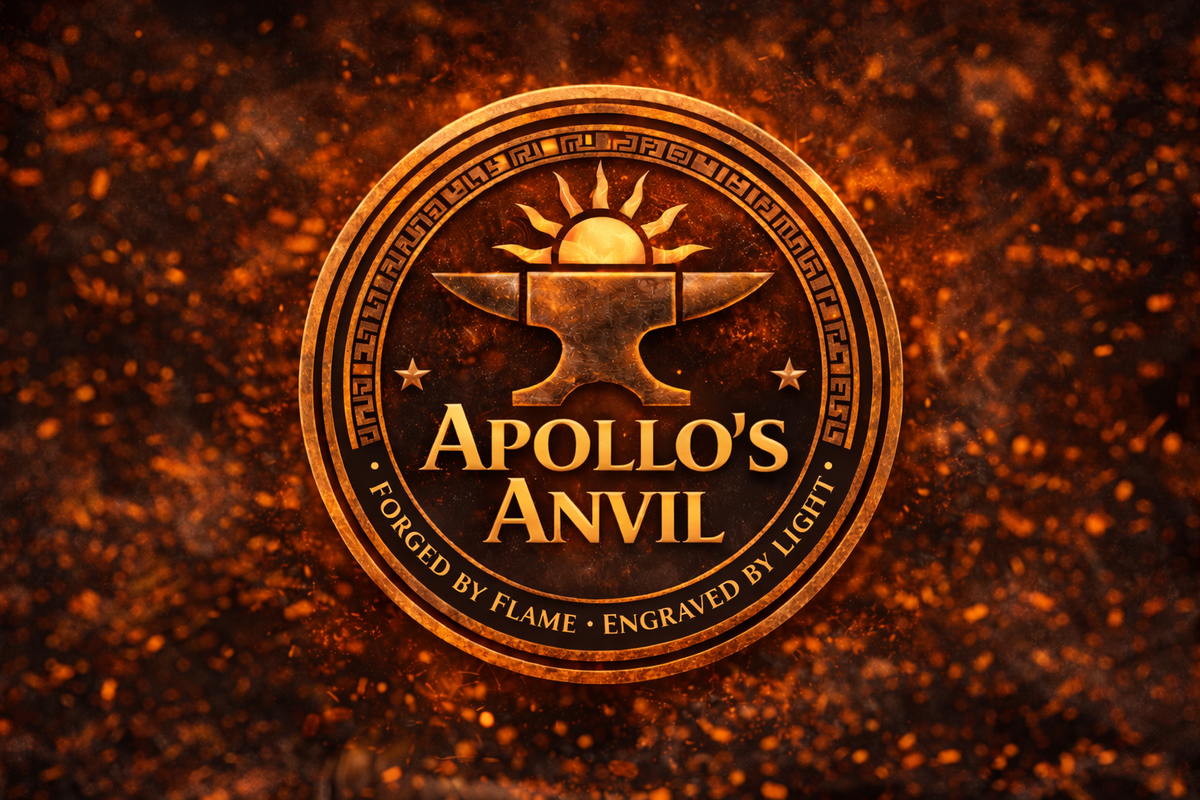 Apollo's Anvil Laser Engraving