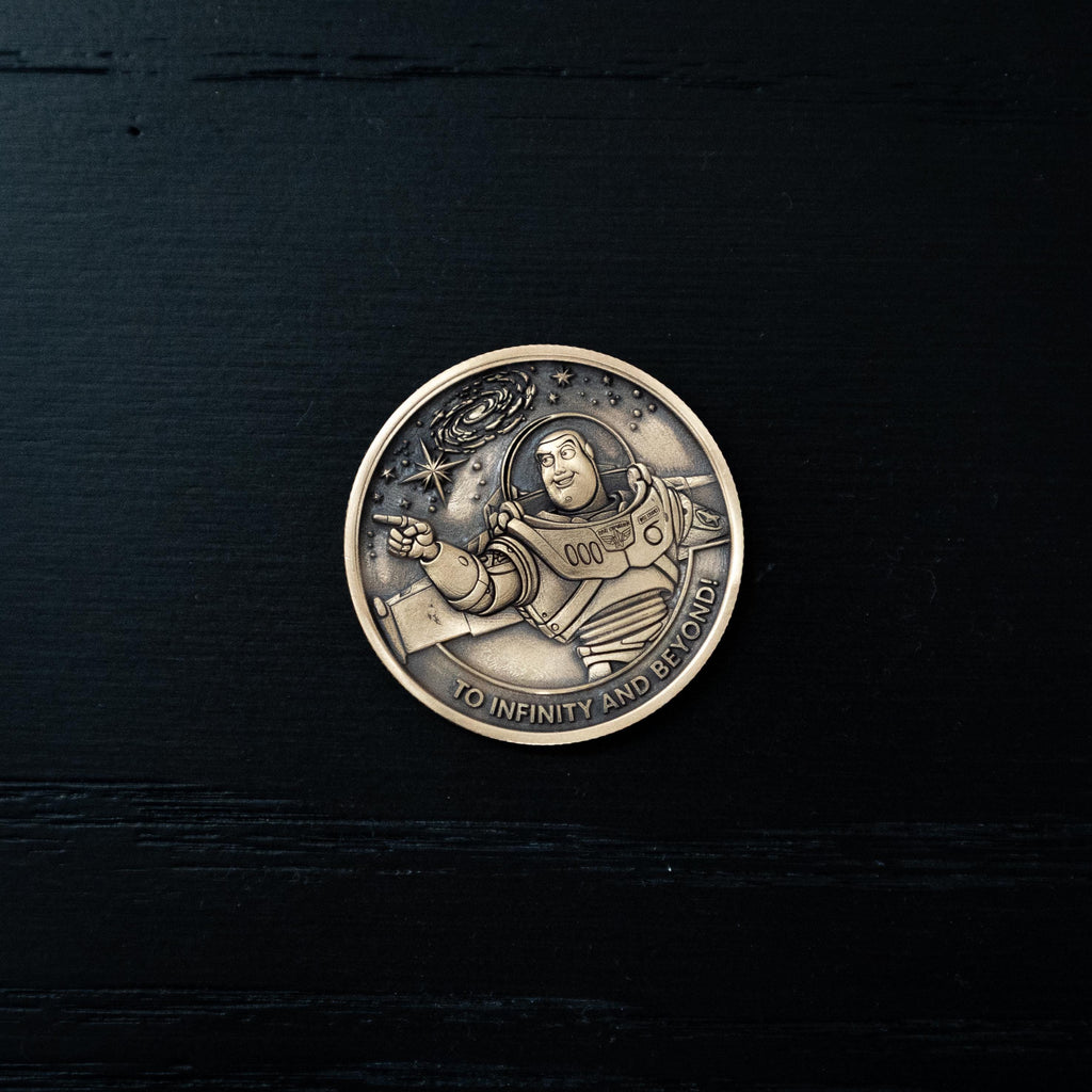 Toy Story Collectible Coin – Buzz Lightyear & Woody, Antique Bronze Fan Art