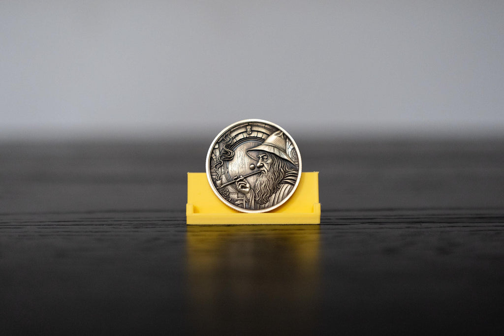 Lord of the Rings Collectible Coin | Gandalf & Frodo Bronze Token