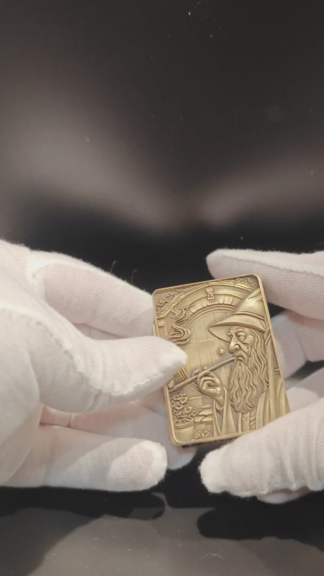 Middle Earth Relic Lighter Antique Bronze Fantasy Engraved Collector Piece | Limited Forged Edition