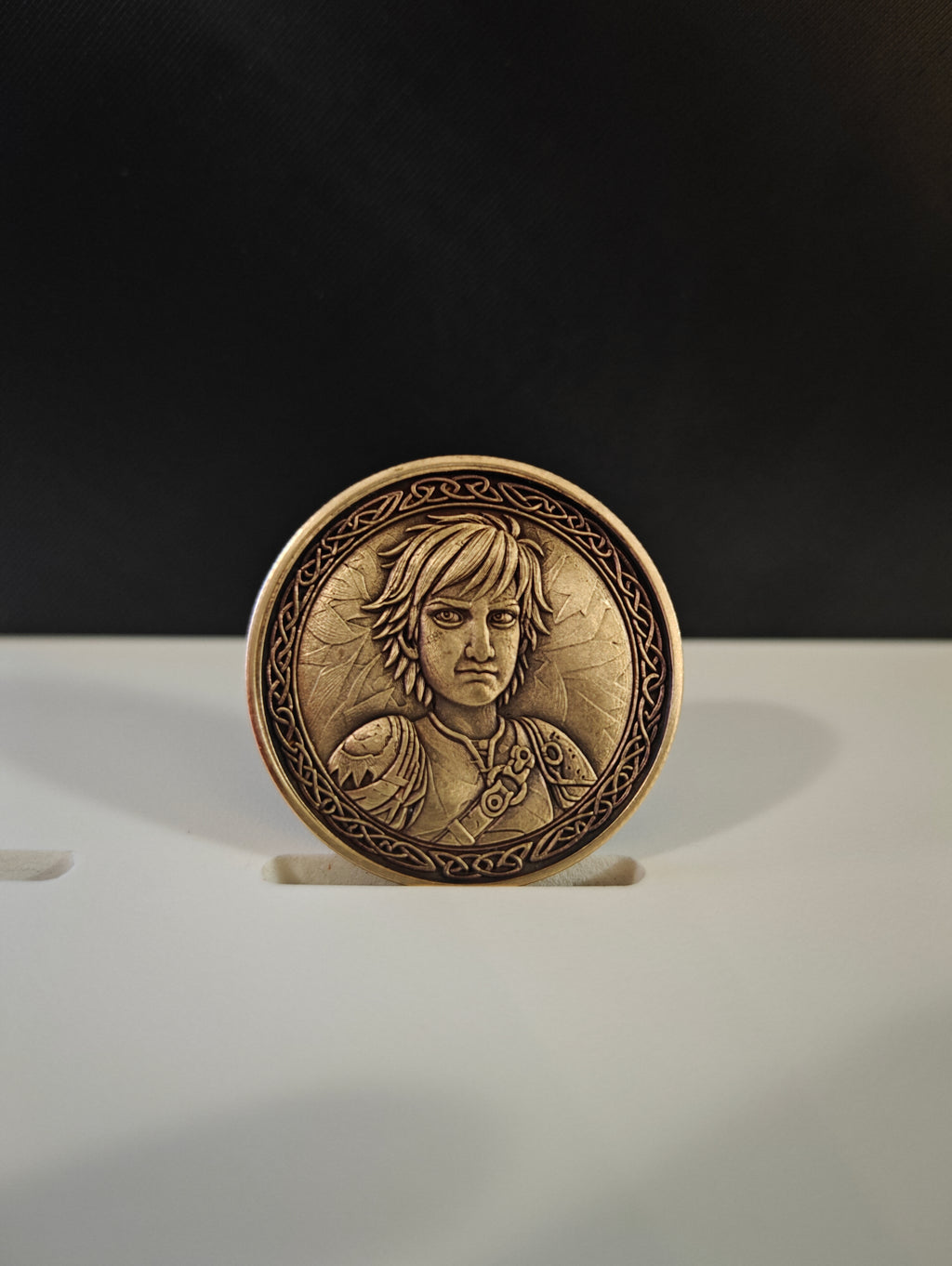 Dragon Rider Coin – Dual-Sided Bronze Fantasy Collectible | 40mm Handmade Medallion | Dragon Companion Coin | Fantasy Collector Gift