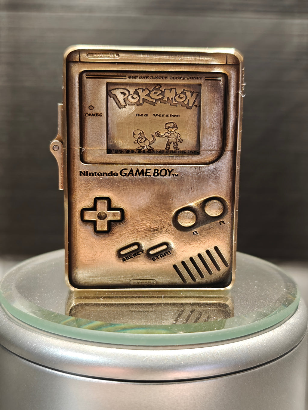 Retro Monster Collector Lighter – Vintage Handheld-Inspired Engraved Metal Lighter