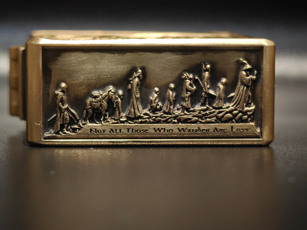 Middle Earth Relic Lighter Antique Bronze Fantasy Engraved Collector Piece | Limited Forged Edition