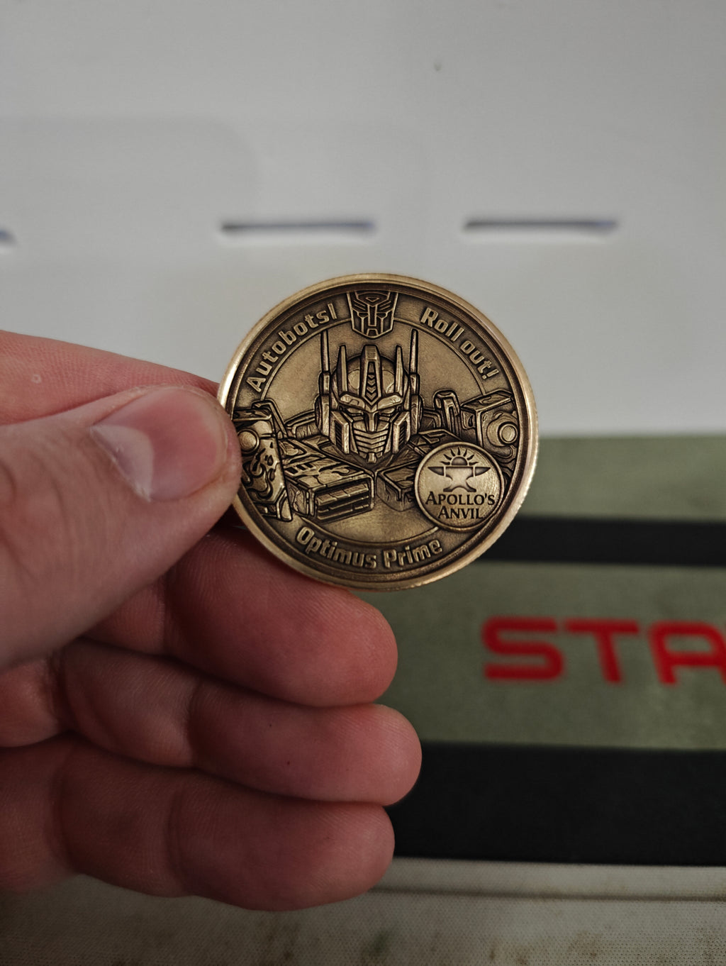 Heroic Robot Leader Coin – Dual-Sided Bronze Collectible | 40mm Handcrafted Sci-Fi Medallion | Robot Collector Gift | Apollo’s Anvil