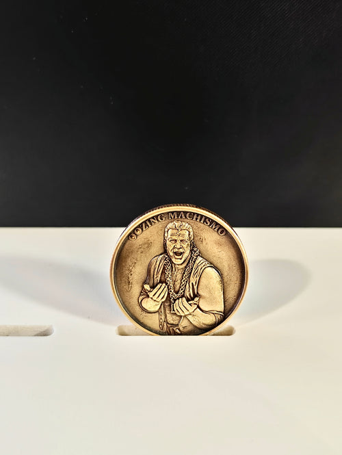 Bad Guy Coin – Dual-Sided Bronze Wrestling Collectible | Razor Tribute Medallion