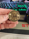 Goonies Never Say Die Coin – Dual-Sided Bronze Pirate Treasure Collector Medallion
