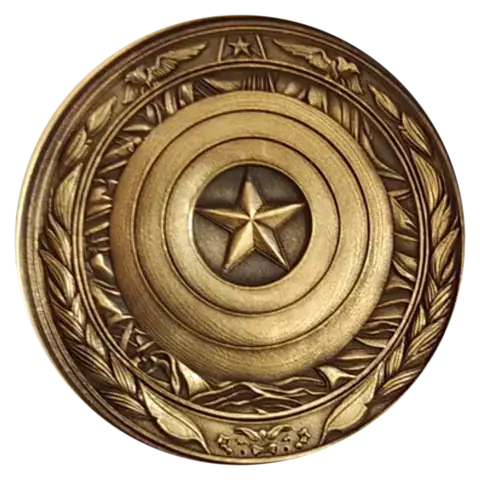 Captain America Shield, reverse