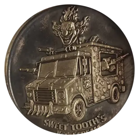 Dark Clown Ice Cream Truck, reverse