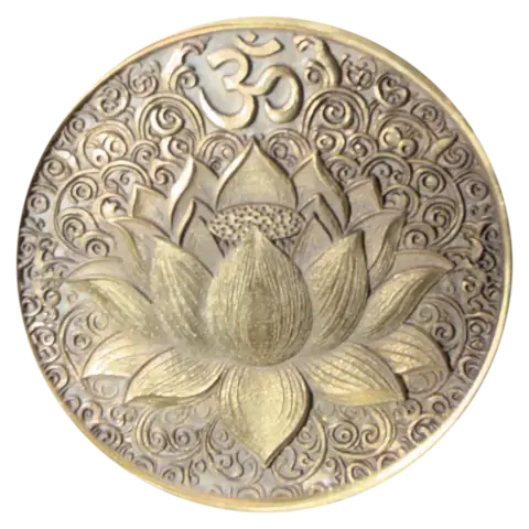 Om & Lotus Flower, reverse