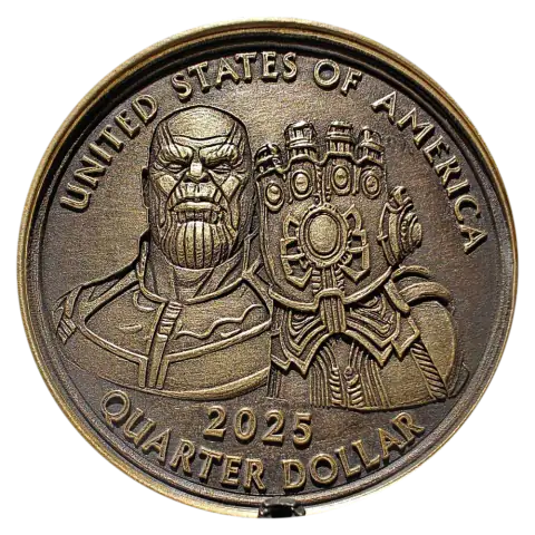 Thanos vs Captain America, front