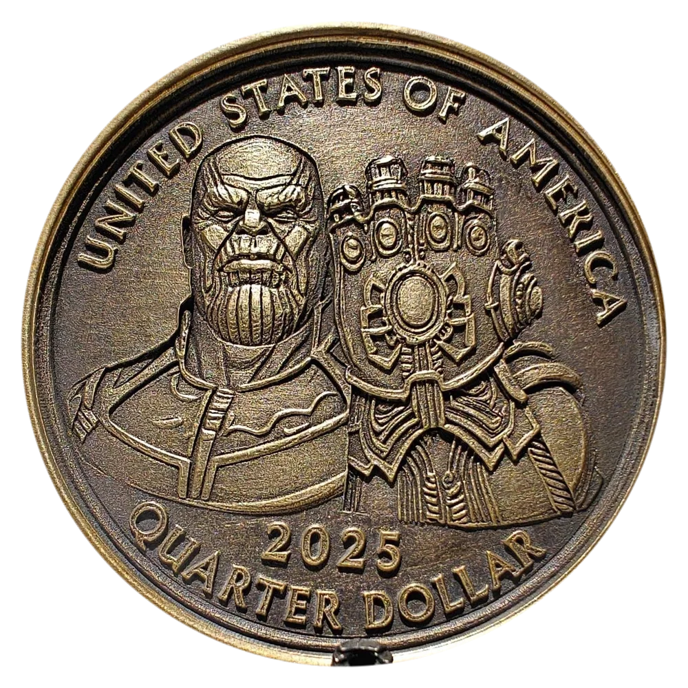 Thanos vs Captain America, front