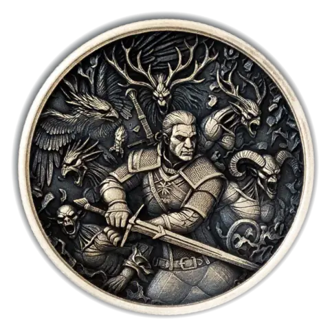 Wolf Medallion, front